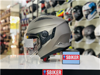 NÓN 3/4 ZEUS 613B XÁM NHÁM